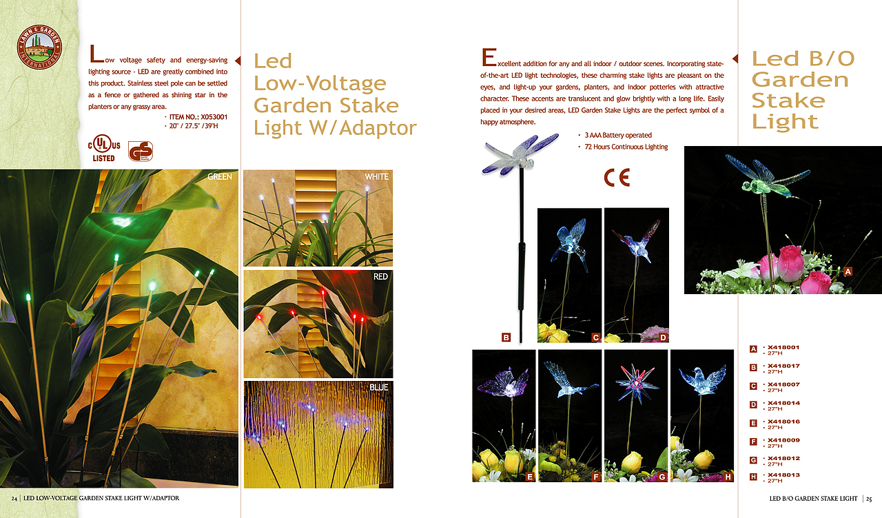 lawn garden花园灯目录