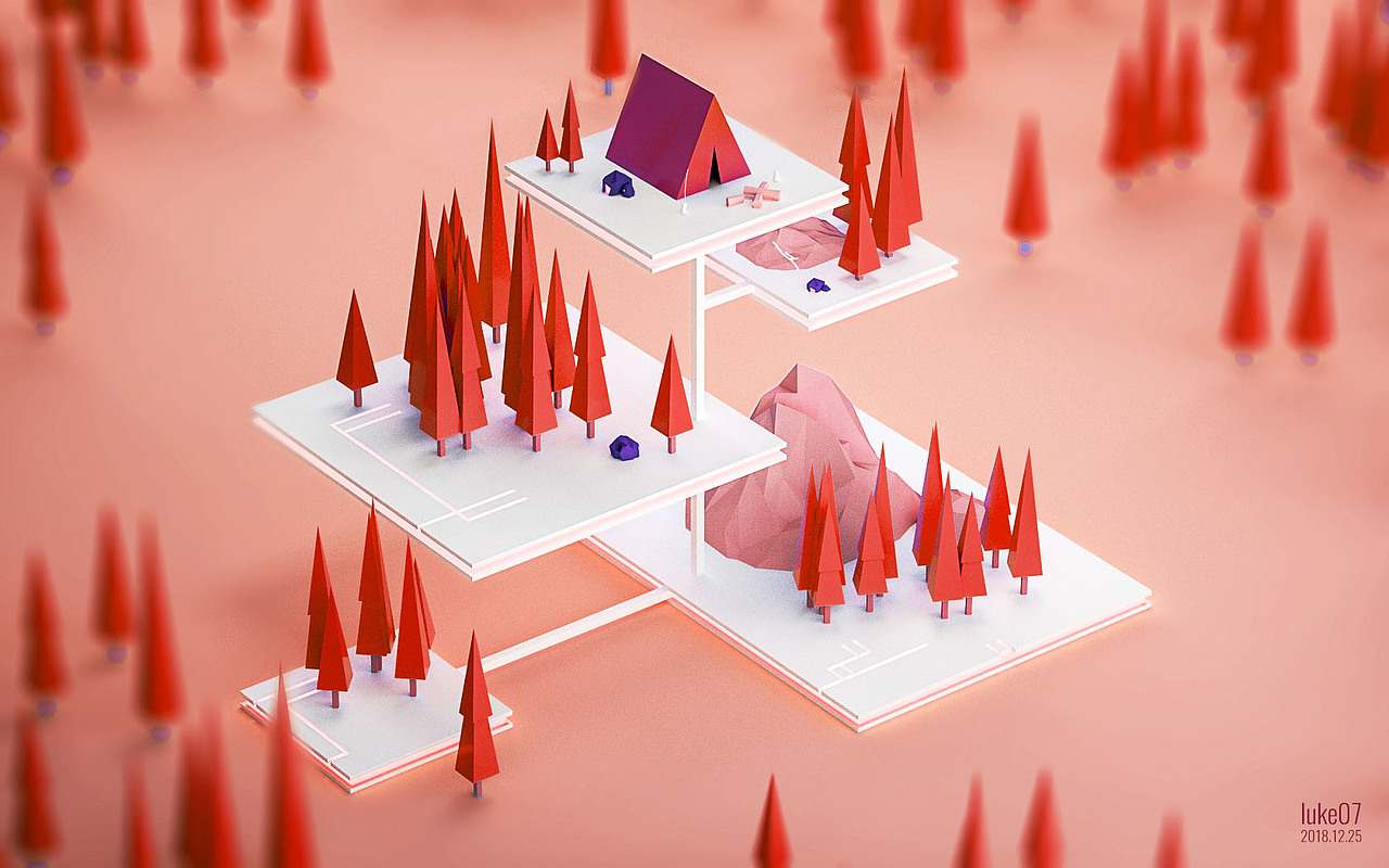 【临摹】累计一波C4D的教程和临摹练习