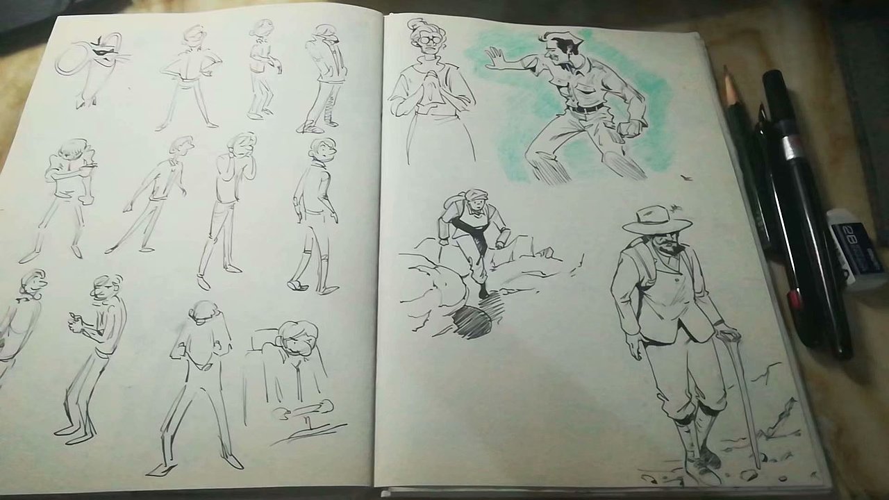 练习——系列（图ZMjUwMTU2NjE2） - 单幅漫画 - 站酷设计师天启坦克原创素材 - 站酷ZCOOL