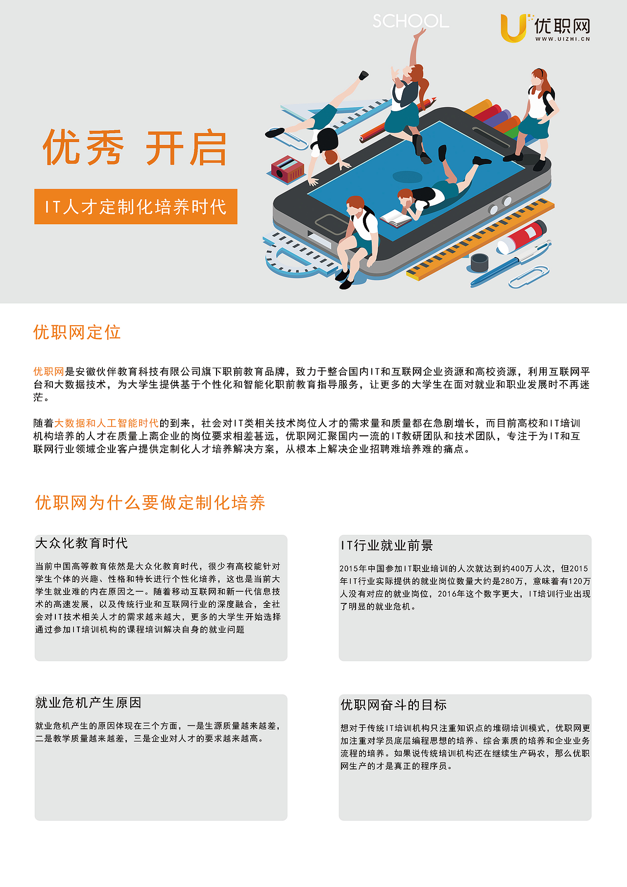 优职网A4单页（图ZMTQwNjkwMTcy） - 宣传物料 - 站酷设计师武问天原创素材 - 站酷ZCOOL