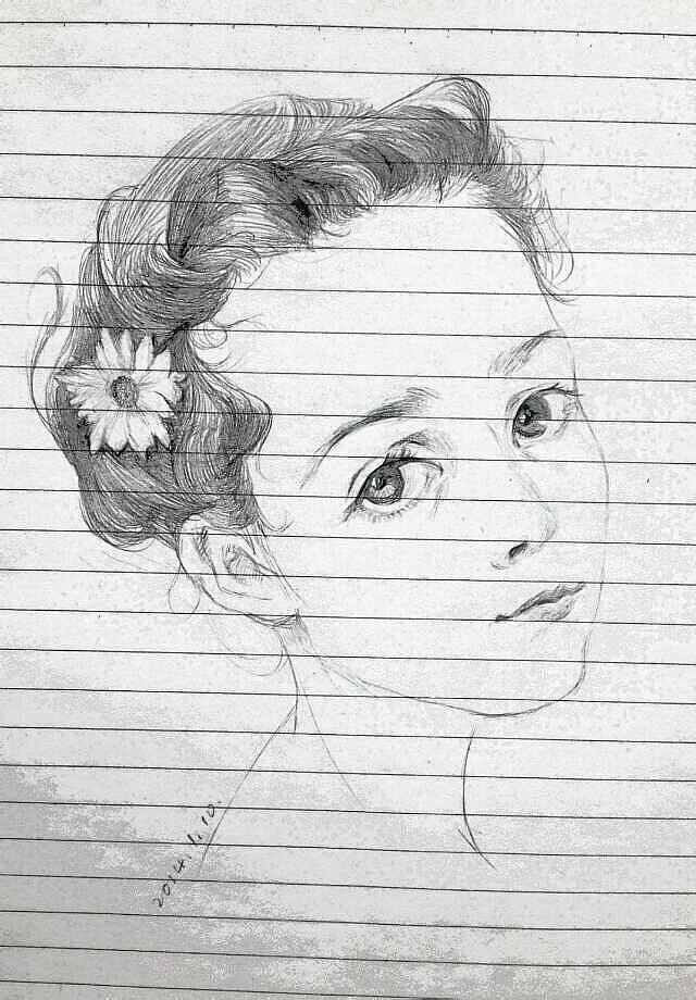 条纹本上的五分钟专注