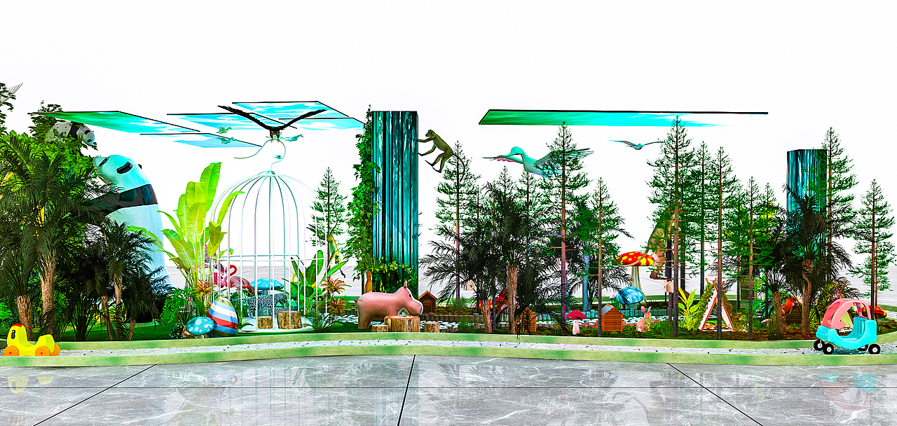 博乐里购物中心美陈设计