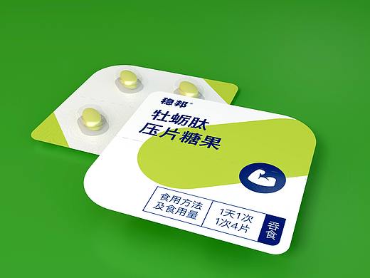 稳邦牡蛎肽压片糖果包装