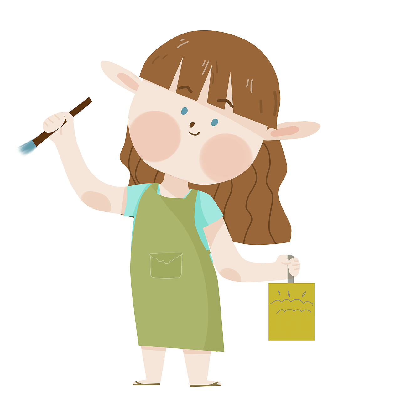 扁平风小插画（图ZMTI3MDA3ODAw） - 闪屏/壁纸 - 站酷设计师绵羊0316原创素材 - 站酷ZCOOL