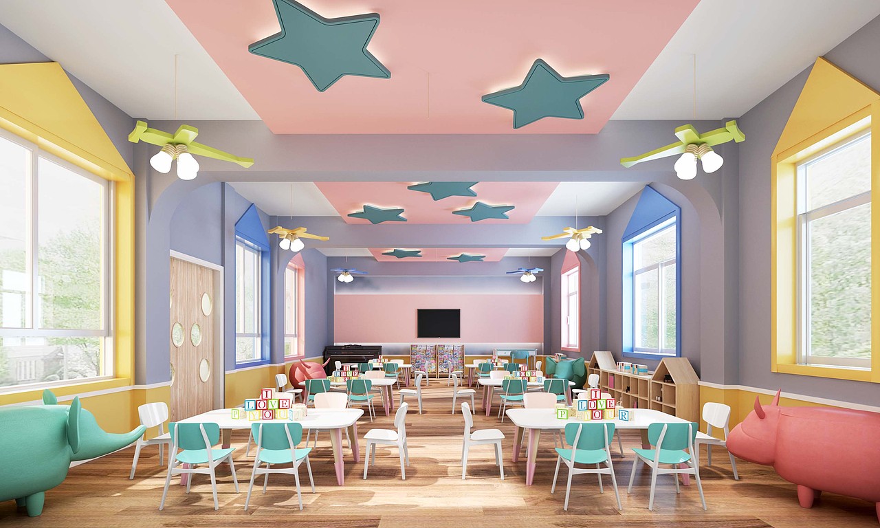 幼儿园教室效果图