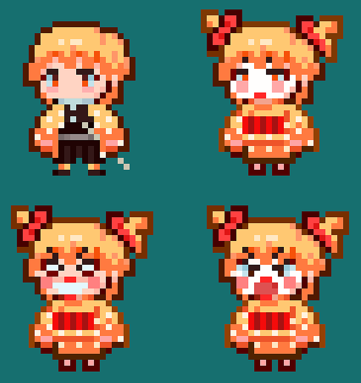 鬼灭之刃同人像素画