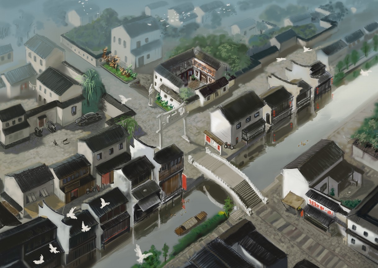 幸运都市游戏场景一（图ZMTYzMjIwMA==） - 概念设定 - 站酷设计师黑洞原创素材 - 站酷ZCOOL