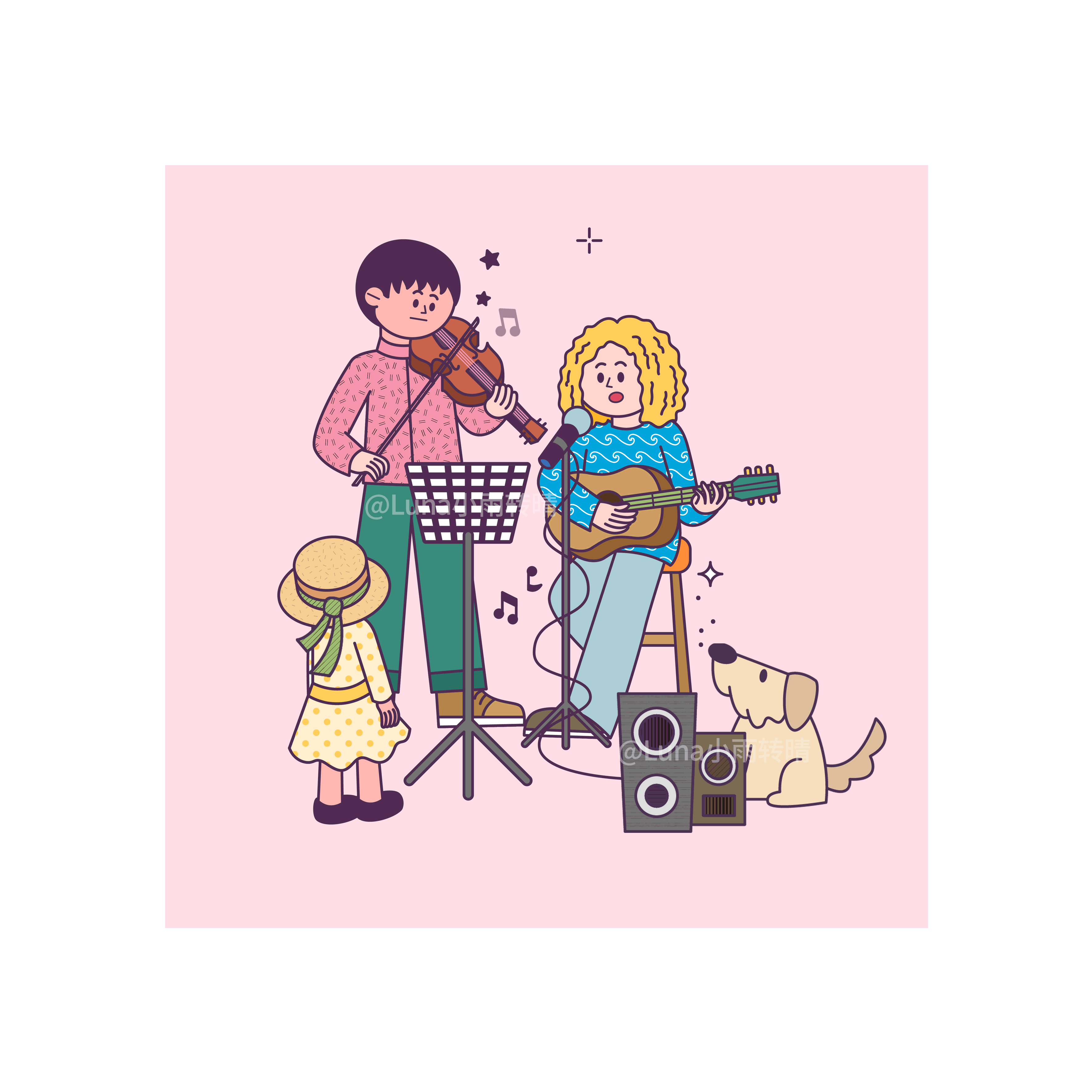 春日市集 | 与春天有关的一切🌸🍃（图ZMjkyOTk0NTQw） - 商业插画 - 站酷设计师栾雨Luna原创素材 - 站酷ZCOOL