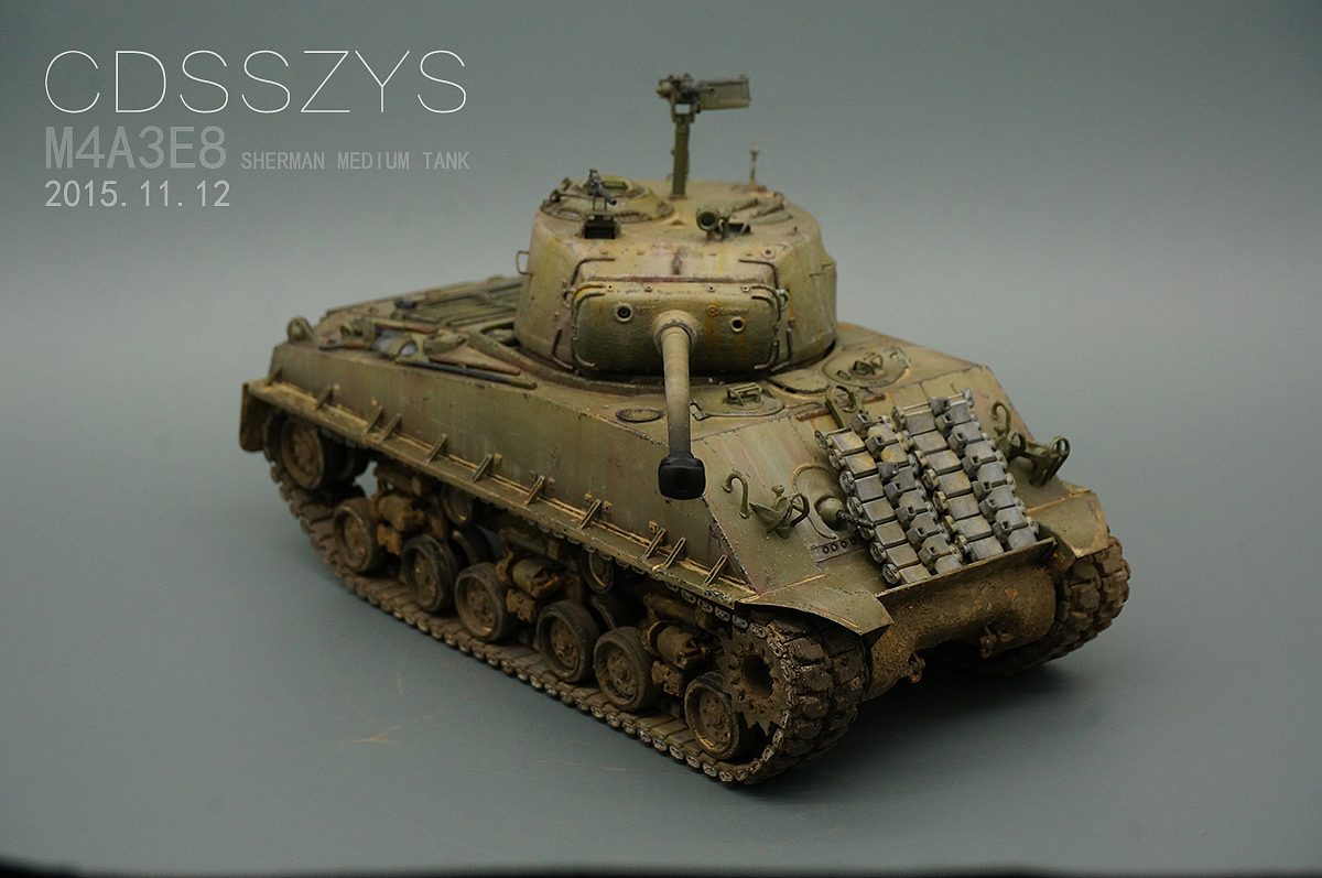 美军二战m4系类中型坦克 M4A3E8型（图ZMzczNDEzNzY=） - 手办/模玩 - 站酷设计师cdsszys原创素材 - 站酷ZCOOL