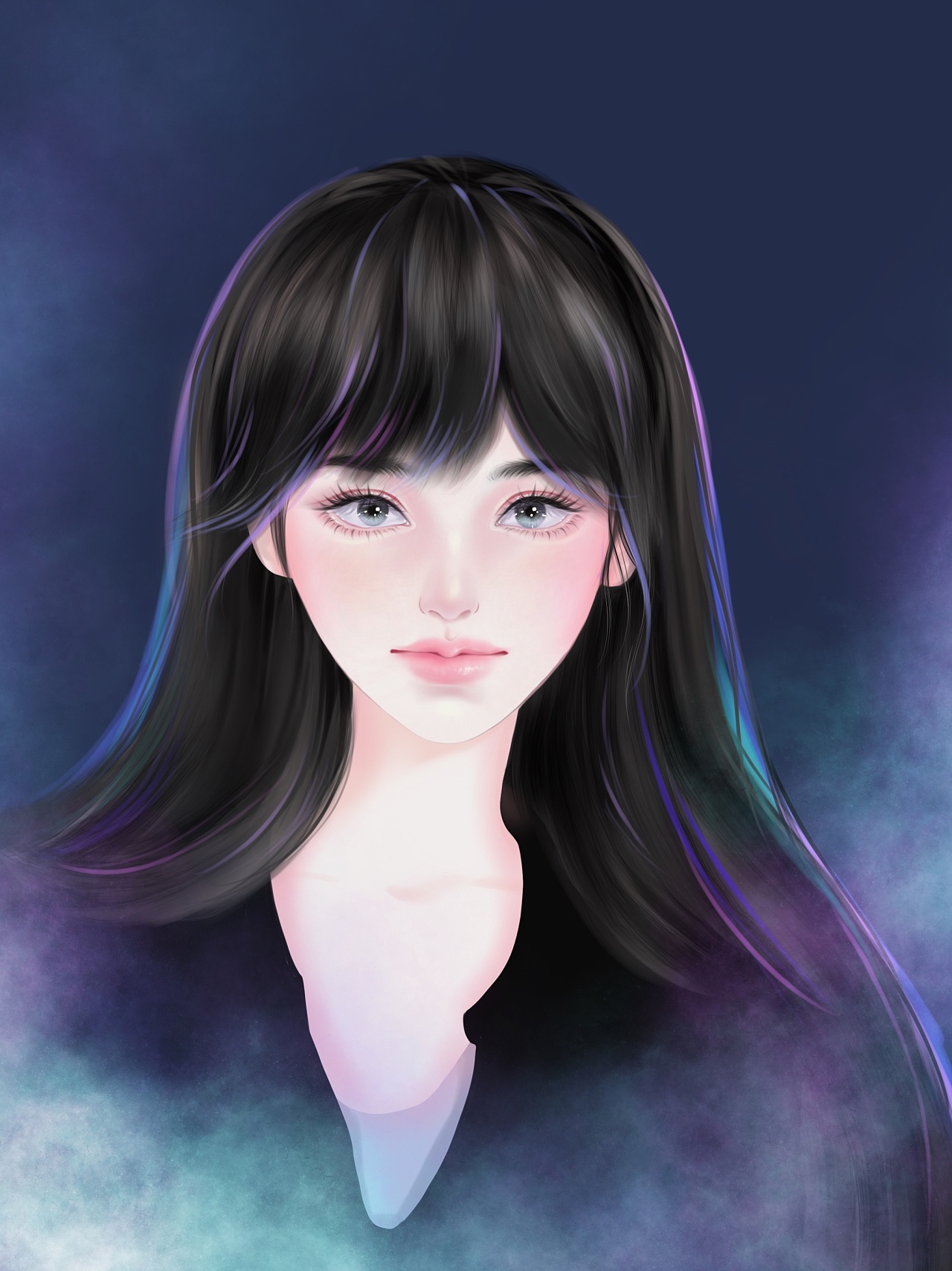 伪厚涂 厚涂|插画|创作习作|水汐木同 - 原创作品 - 站酷 (zcool)