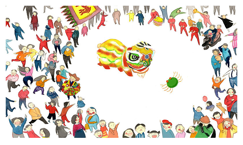 这是一个关于大狮子的故事（图ZNjkzMjUwODg=） - 儿童插画 - 站酷设计师文澜桑原创素材 - 站酷ZCOOL