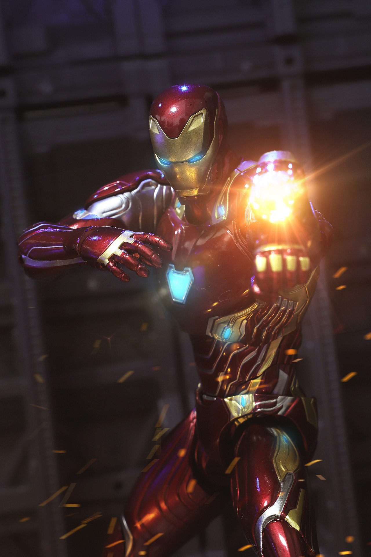 模型拍摄-钢铁侠mk50