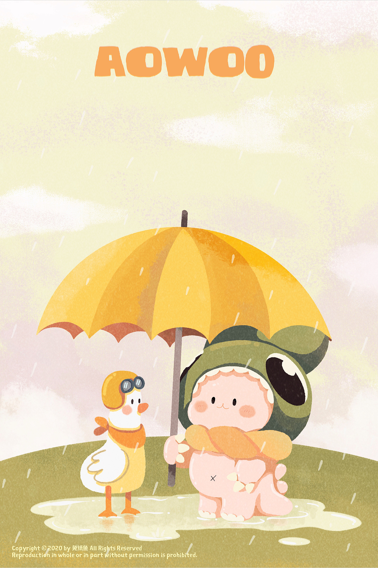 科洛多大陆嗷呜和桔里的小日常（图ZMTk5MDU3MjI0） - 创作习作 - 站酷设计师兔纸鱼原创素材 - 站酷ZCOOL