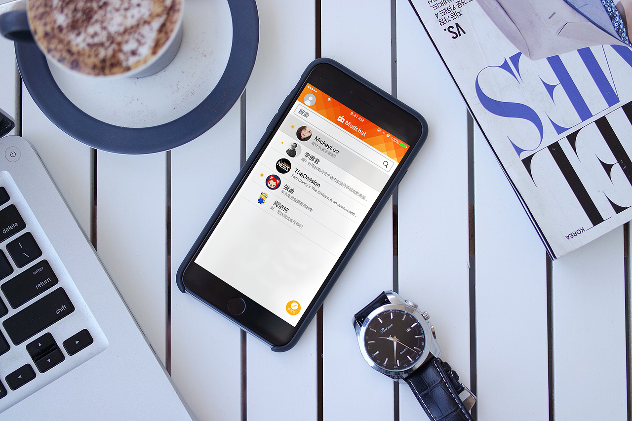 Modchat界面改版（图ZODAwMjc0MTI=） - APP界面 - 站酷设计师Aaron_三木原创素材 - 站酷ZCOOL