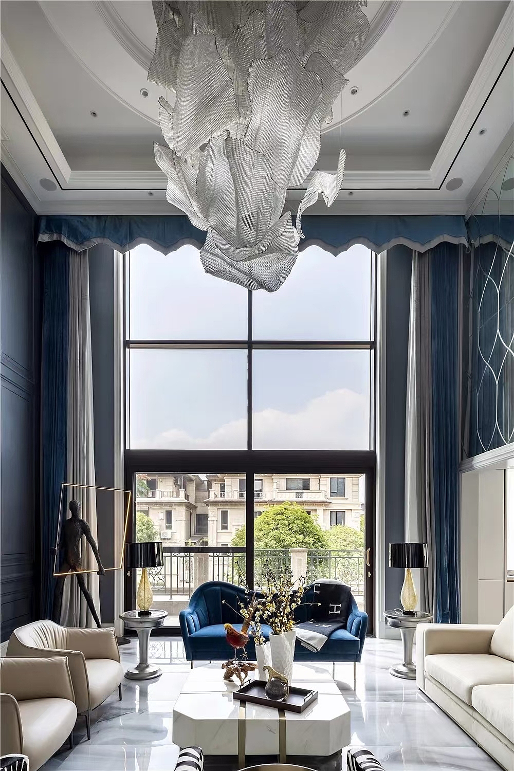 济南300平米联排别墅欧式风格设计作品（图ZMjU5ODA5OTc2） - 家装设计 - 站酷设计师济南别墅装修设计原创素材 - 站酷ZCOOL