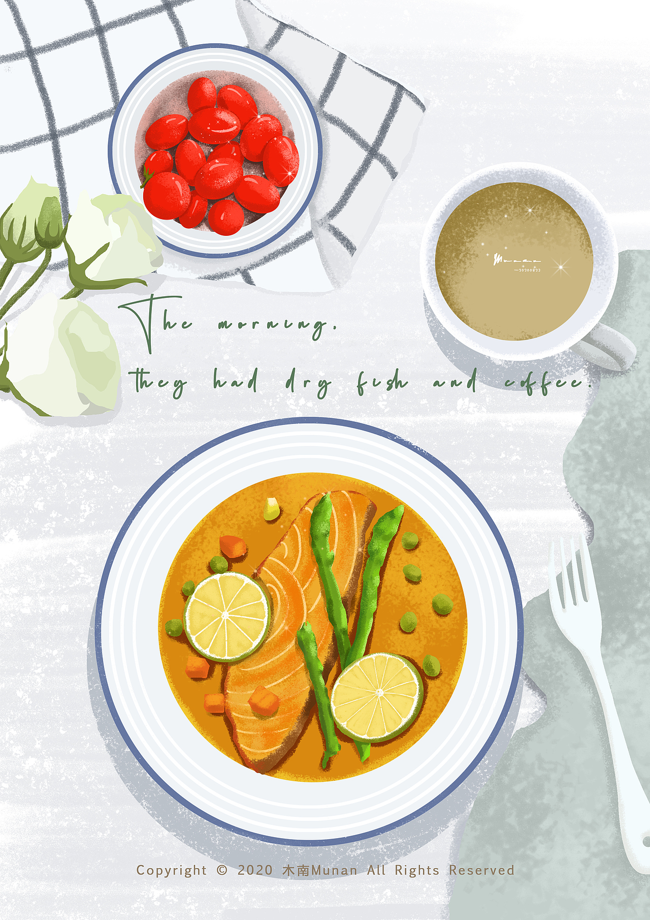 日常插画（图ZMjc5MzAyMDYw） - 创作习作 - 站酷设计师Munan木南原创素材 - 站酷ZCOOL