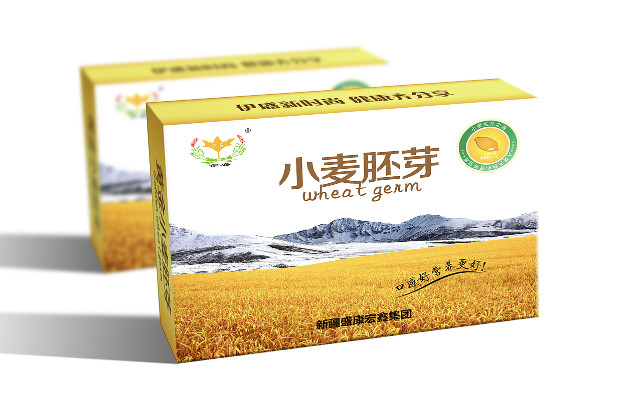 小麦胚芽包装设计欣赏