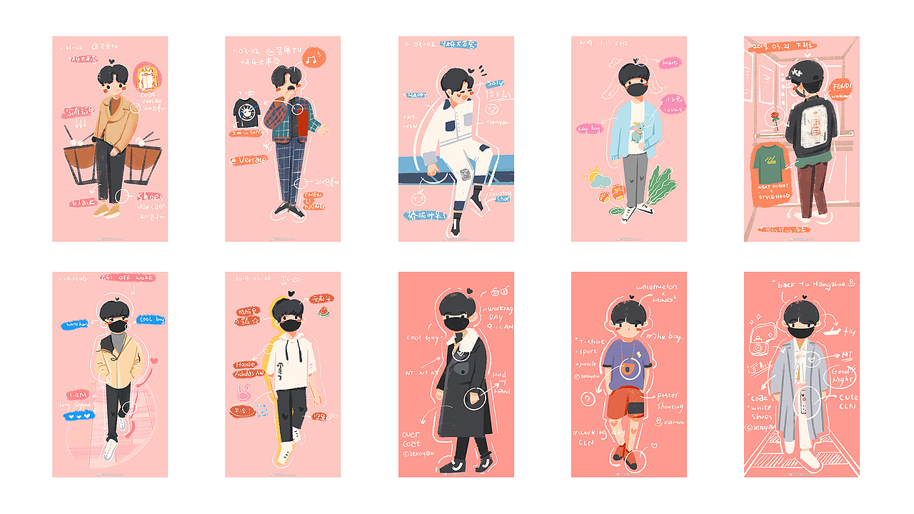 【给我的爱豆画画】-这两年笔下的他也在成长（图ZMTk0MTIwODQ4） - 创作习作 - 站酷设计师西猫zero原创素材 - 站酷ZCOOL