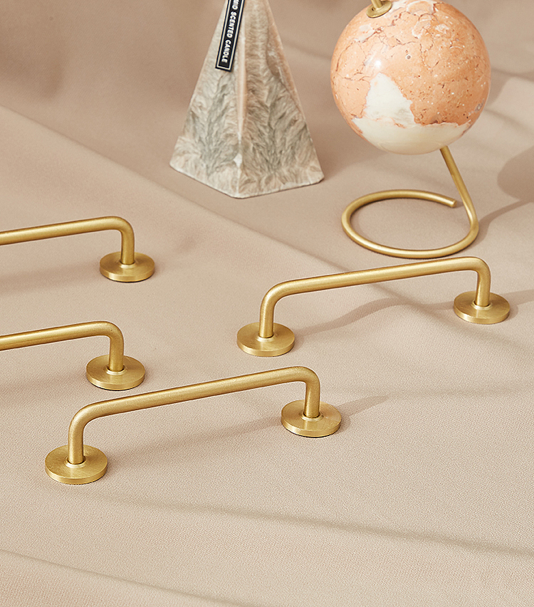 屿铜原创 I 若水复古简约抽屉柜门拉手