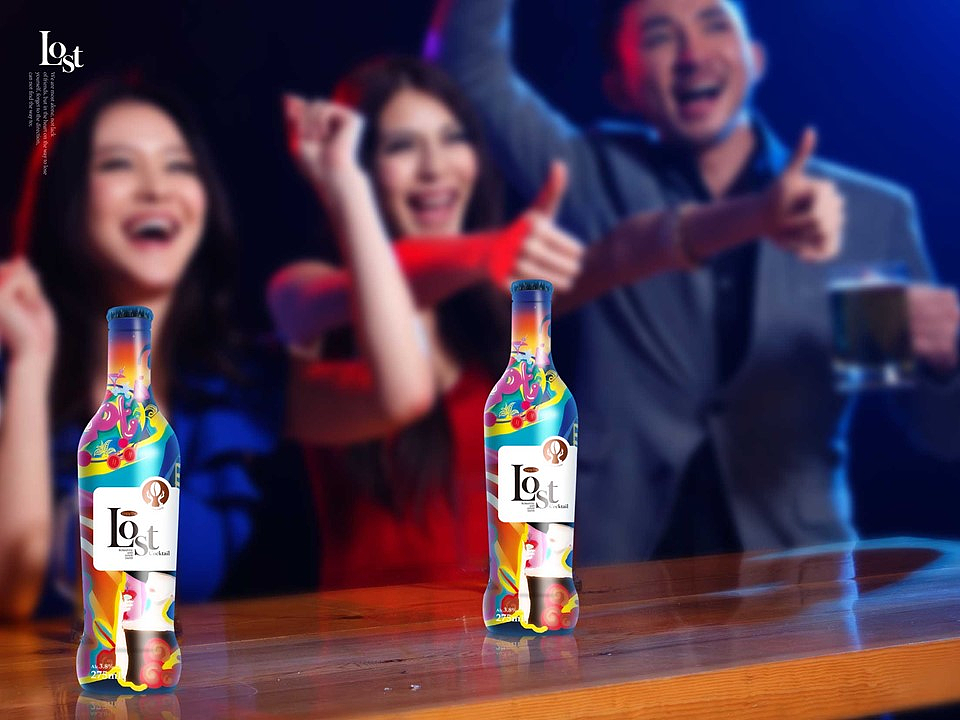 艾尔鸡尾酒形象提升设计