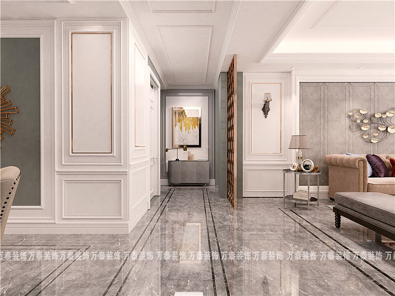 济南室内装修— 玉兰花园美式轻奢整装!（图ZMTc5MjE1Mjk2） - 家装设计 - 站酷设计师万泰17661068820原创素材 - 站酷ZCOOL