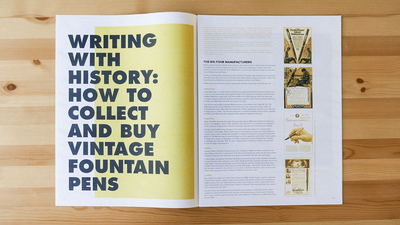 文具主题报纸设计（实物+3d模型）