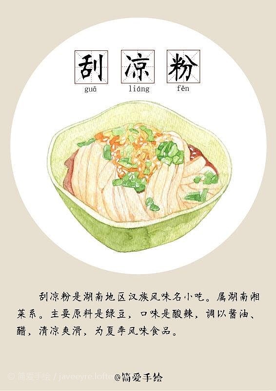 【纸上的美食】寻找老长沙的美食|插画|商业插画|简爱手绘_原创作品