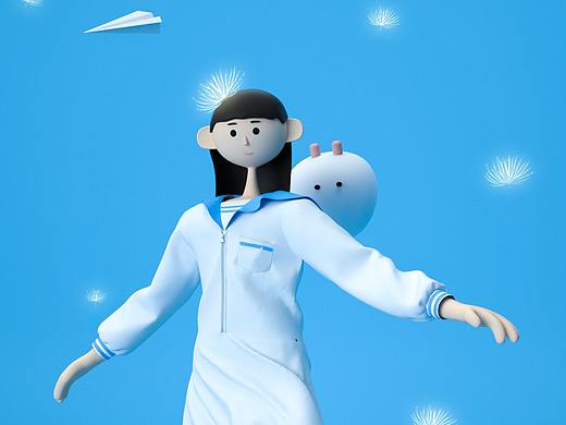 C4D卡通人物建模