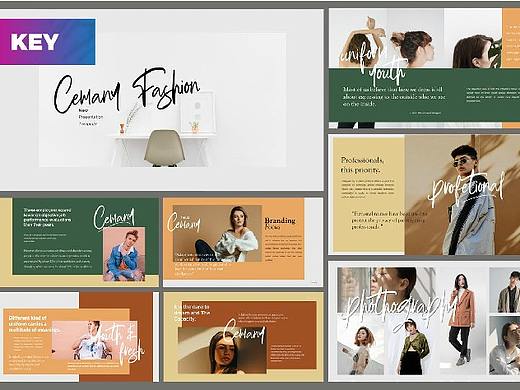 潮流欧美范歌手艺人个人简历介绍Keynote模板