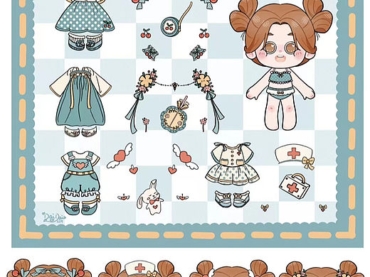 贴纸设计（个人主页-ZNjI0ODcxNDA=） - 商业插画 - 站酷设计师Mia米芽呆呆酱原创素材 - 站酷ZCOOL