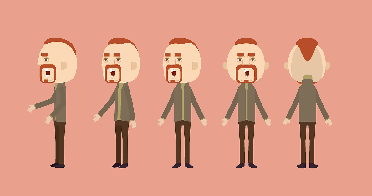 人物设计商业动画flash人设