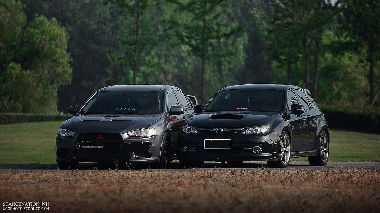 街道最强CP【Lancer EVO VS Impreza STI】（图ZMTIyODY4NDgw） - 时尚/艺术摄影 - 站酷设计师超级何某某原创素材 - 站酷ZCOOL