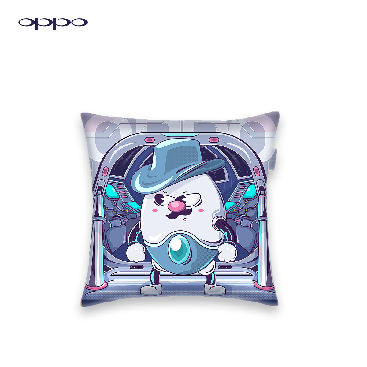 OPPO Enco free 耳机真有一套《小欧之宇宙赏金猎人》（图ZMTkxMzAwMDU2） - 图案 - 站酷设计师空中见原创素材 - 站酷ZCOOL