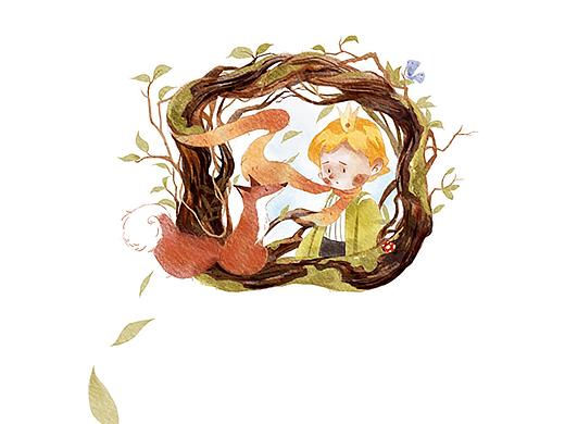小王子绘本｜水彩风格