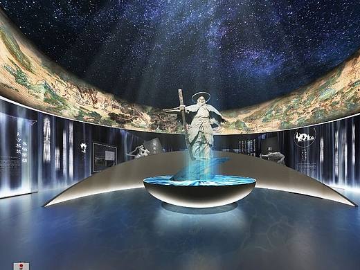 博物馆/展陈精品全案效果图运河