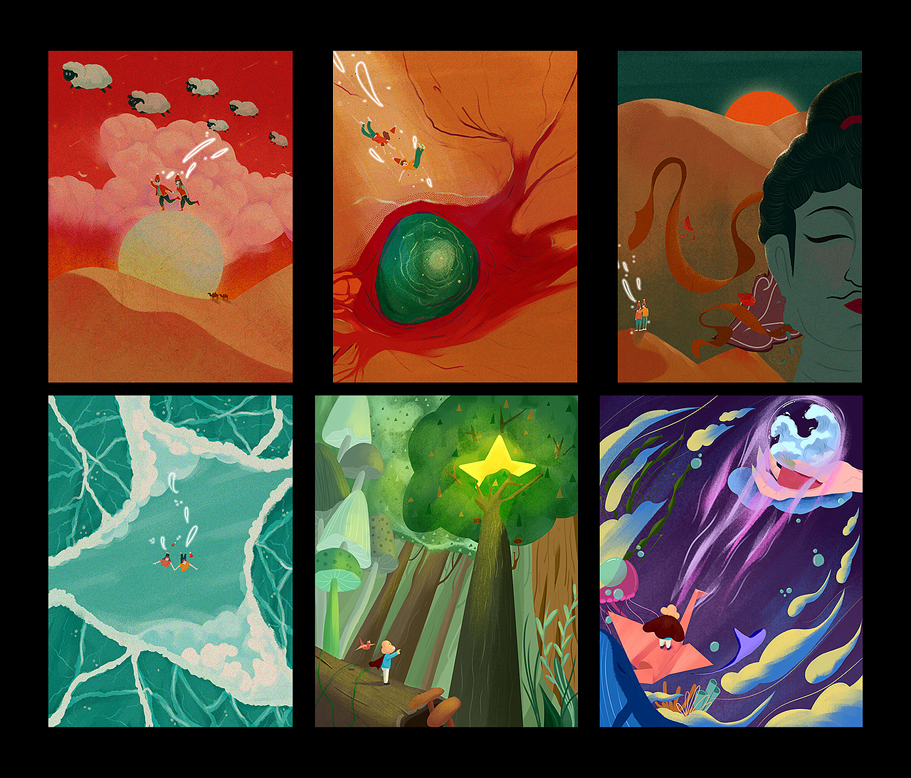 不成系列的系列【近期练习】（图ZMjc1Mzk3MjI4） - 创作习作 - 站酷设计师张西米啊原创素材 - 站酷ZCOOL