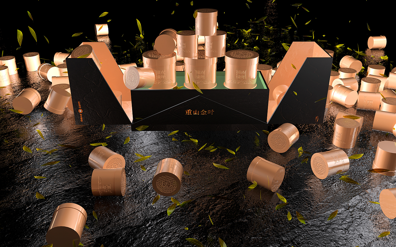 万重山-金叶茶(图ZMjk1OTMwNzc2) - 包装 - 站酷设计师晨晨SJ原创素材 - 站酷ZCOOL