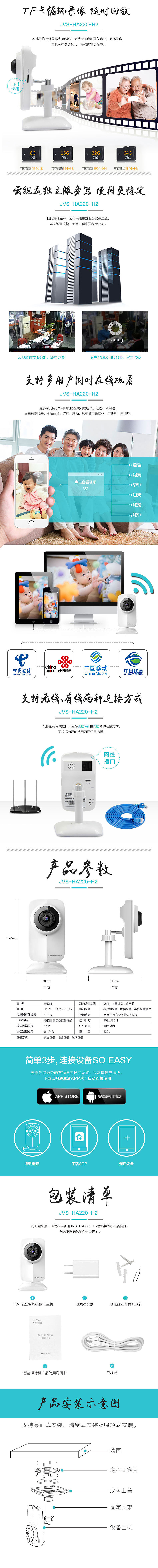 云视通-智能摄像机HA220详情页（图ZNTQzMTA4Mjg=） - 电商 - 站酷设计师做设计的圈儿原创素材 - 站酷ZCOOL