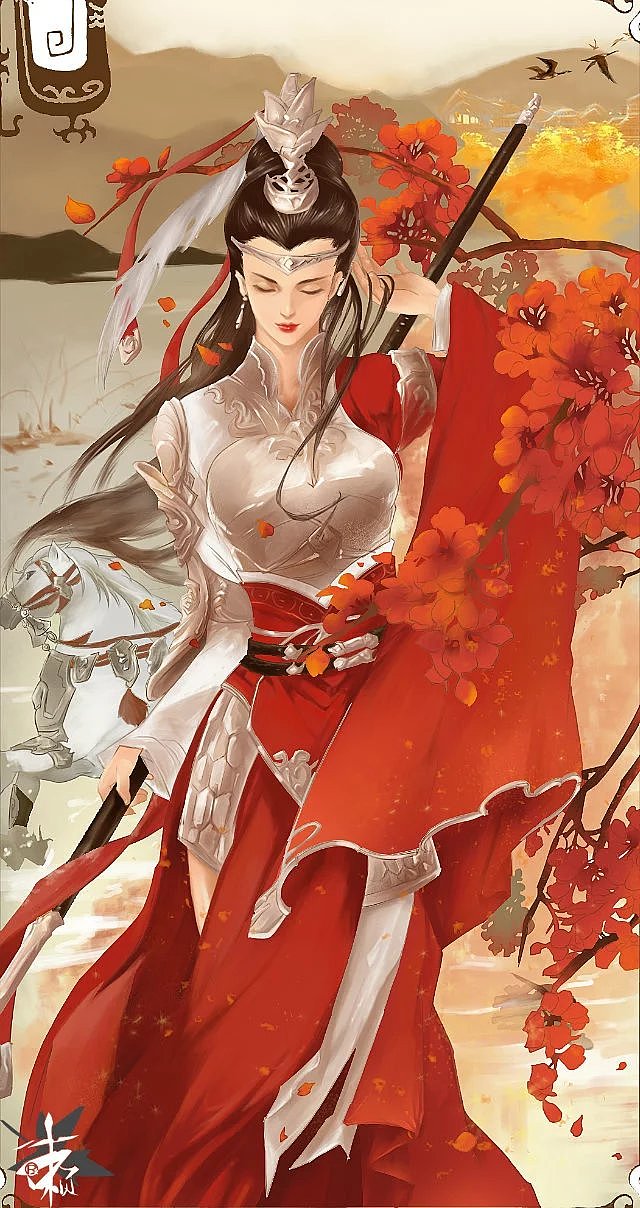 插画作品之唯美古装风