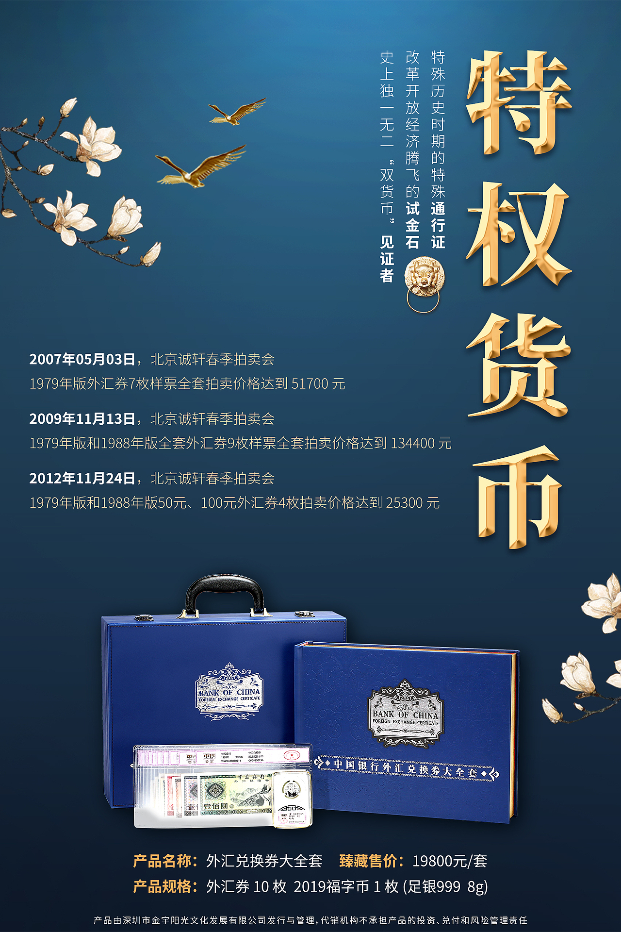 外汇兑换券大全套系列卖点海报