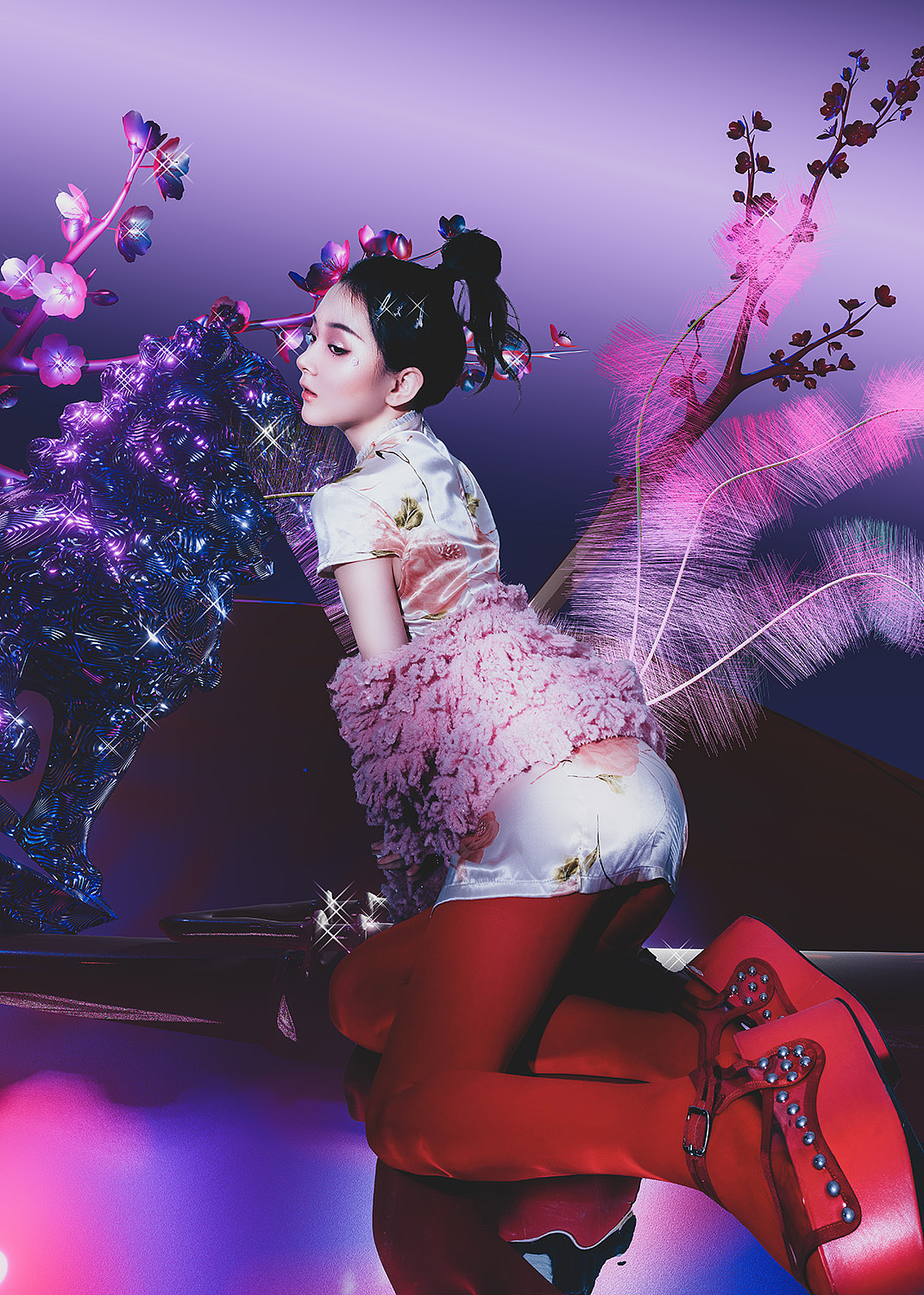 赛博中国风（图ZMjkxNjAxMDI0） - 人像摄影 - 站酷设计师摄影师cat原创素材 - 站酷ZCOOL