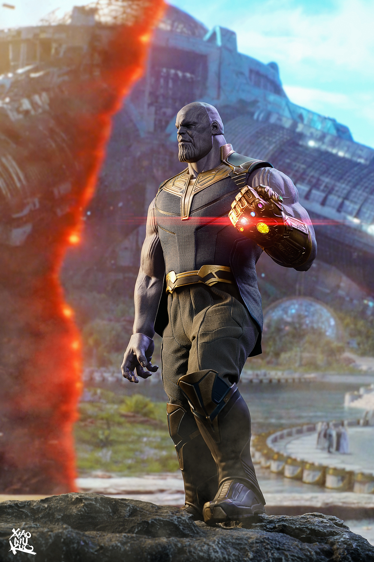 「玩具摄影」HT 复仇者联盟3 灭霸