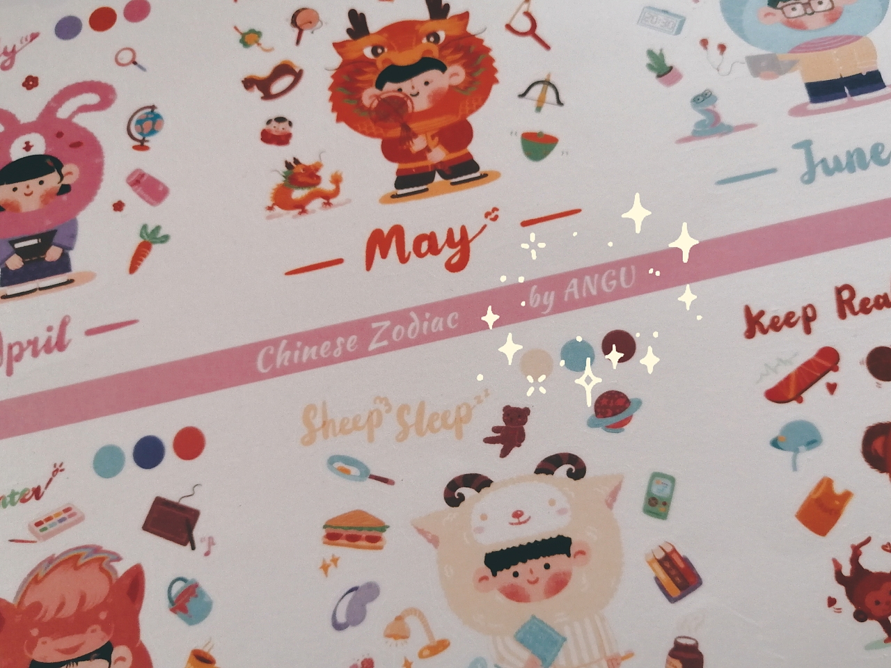 潮牛手机壳&十二生肖贴纸成品开箱