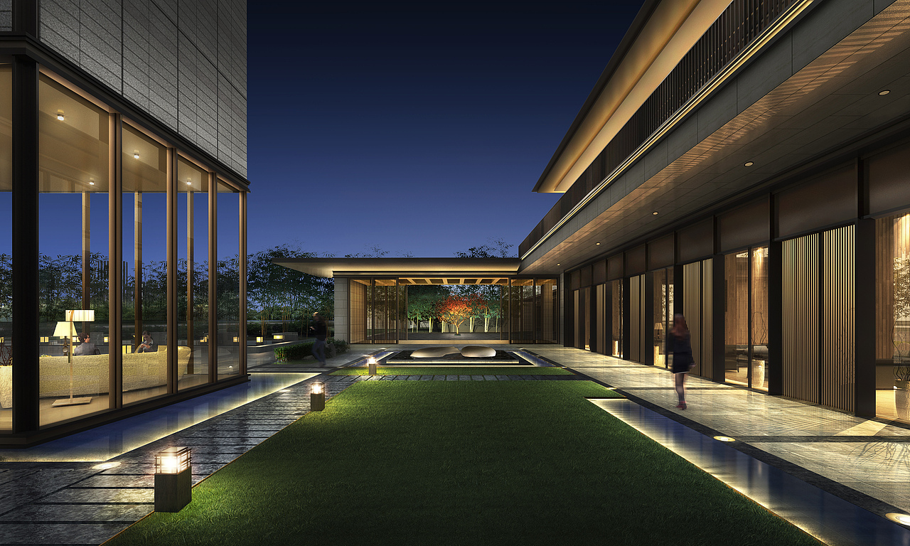 西安-某售楼处夜景灯光设计（图ZMTE3ODk1NTM2） - 建筑设计 - 站酷设计师清汤寡水先桑原创素材 - 站酷ZCOOL