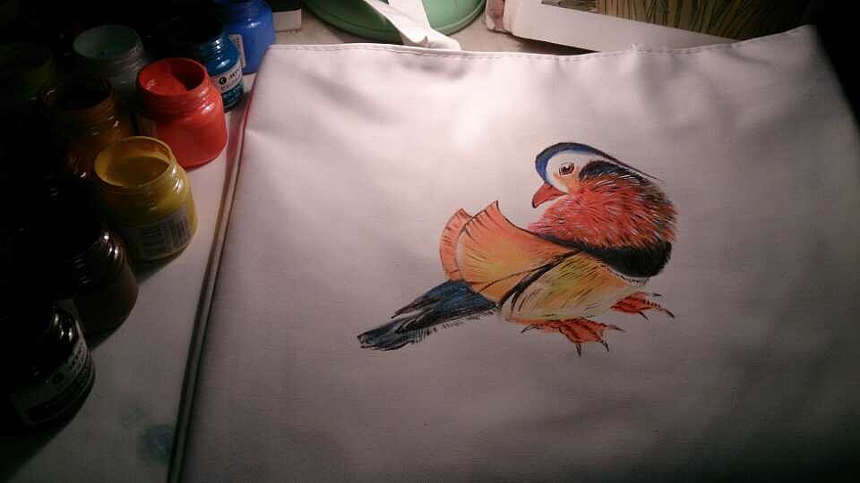 鸳鸯包（图ZMTAyNzYyMzY0） - 绘画 - 站酷设计师sunceer原创素材 - 站酷ZCOOL