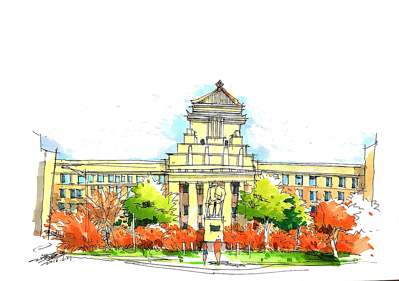 手绘长春——绘世界足不出看世界。