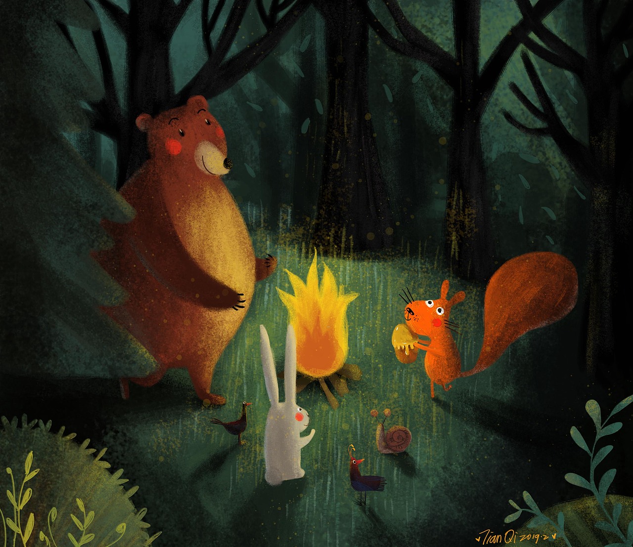 小新课后作业（图ZMTUwMDgwMDUy） - 儿童插画 - 站酷设计师天齐插画原创素材 - 站酷ZCOOL