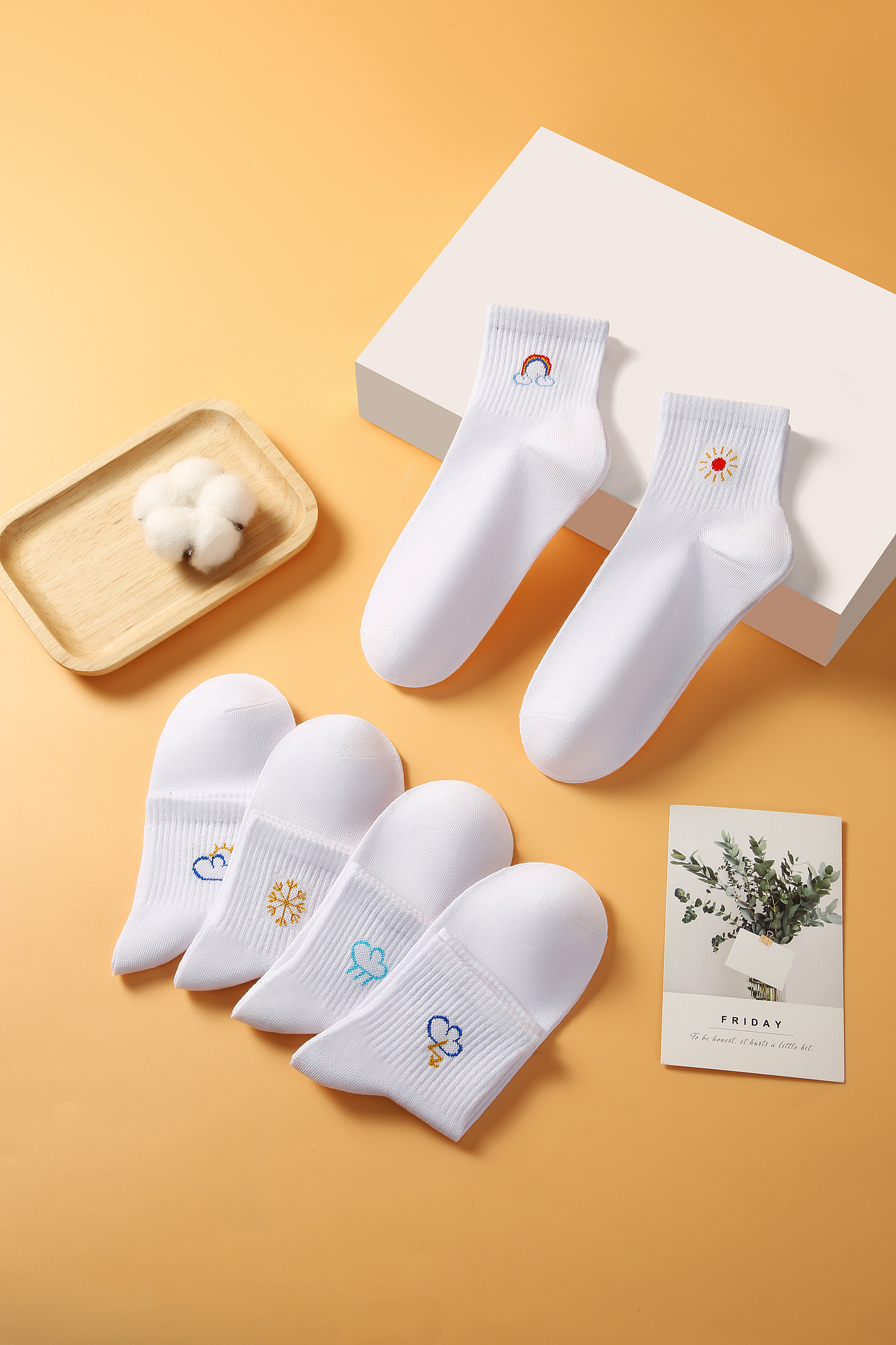 电商袜子 静物修图 产品修图