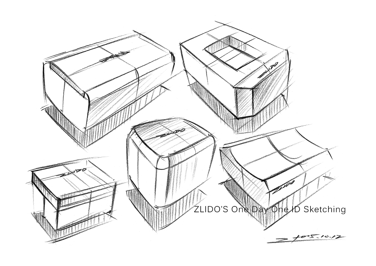 2015产品设计手绘10月 一日一画