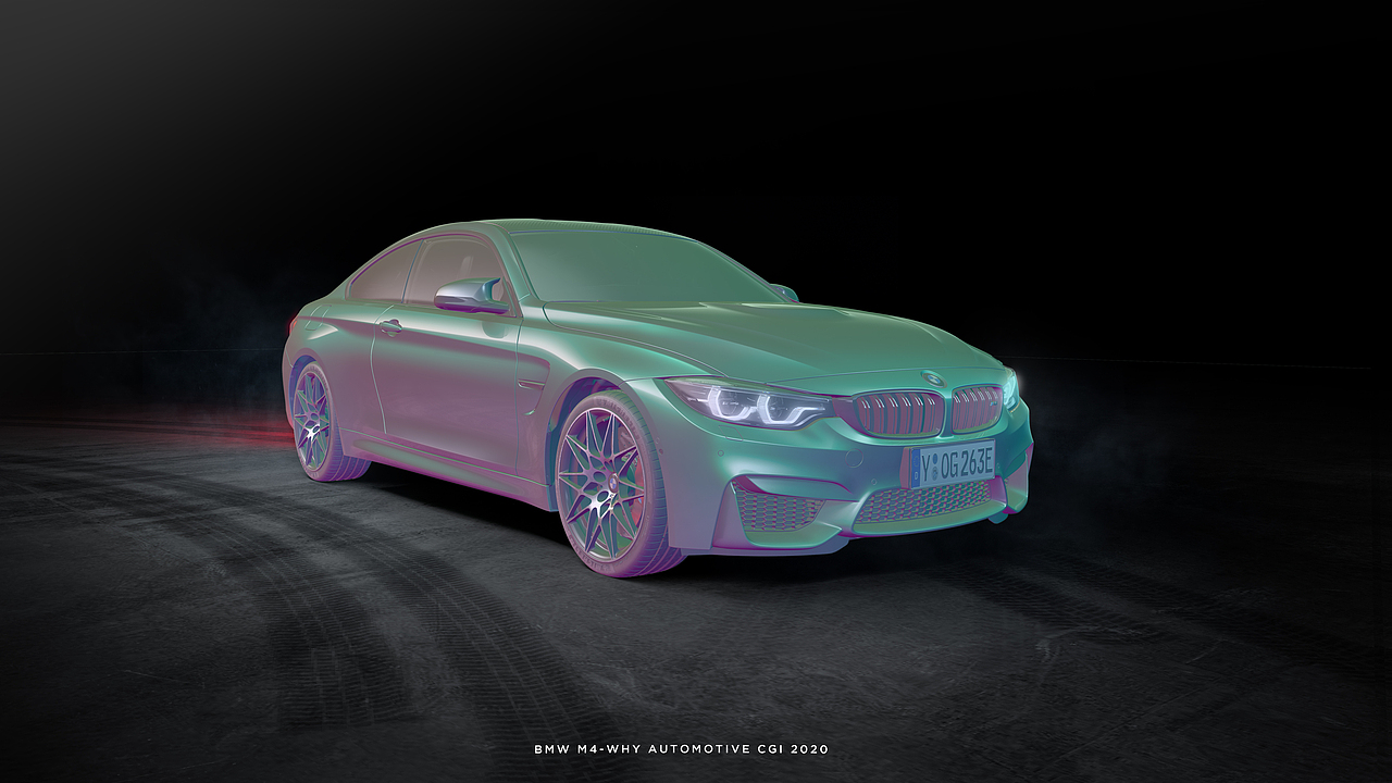BMW M4渲染（图ZMjM3NTU0MTA4） - 机械/交通 - 站酷设计师吴浩岳原创素材 - 站酷ZCOOL